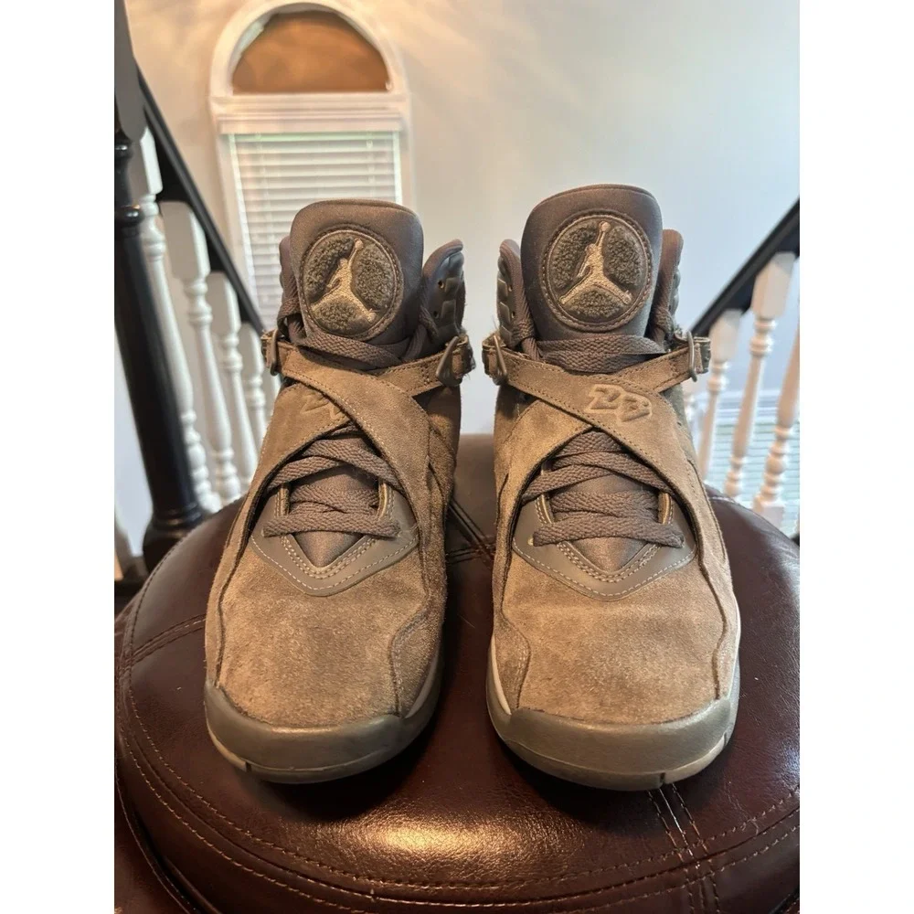 Jordan Air Jordan 8 Retro Cool Grey Suede High Top 2017 305381-014